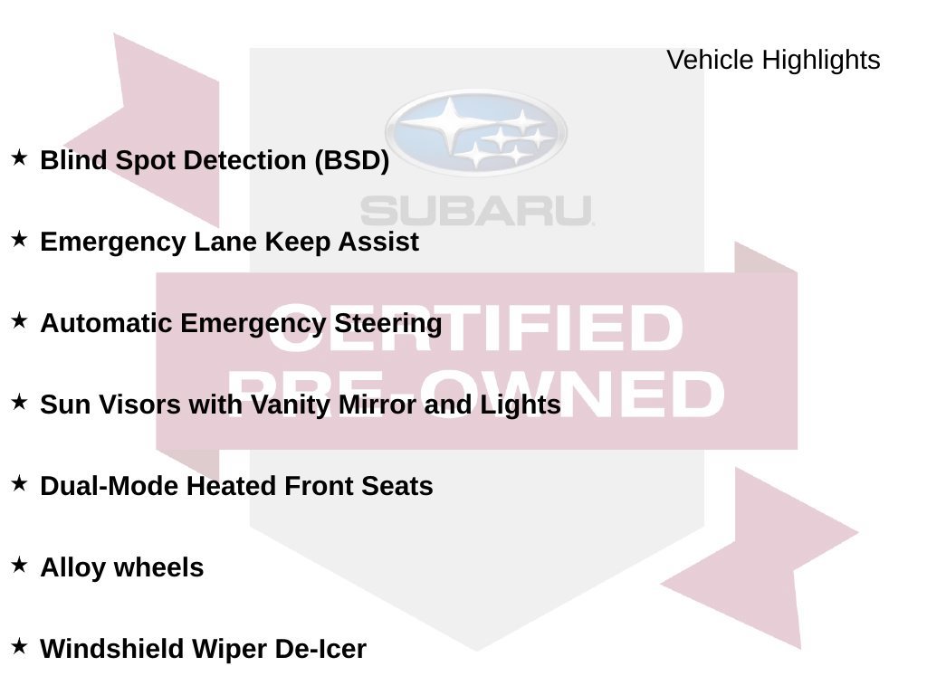 Certified 2026 Subaru Impreza 2.0i Sport AWD/4WD image 27