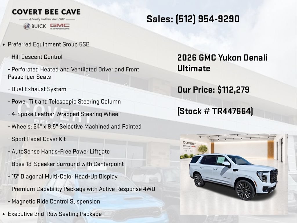 New 2026 GMC Yukon Denali Ultimate AWD/4WD image 14