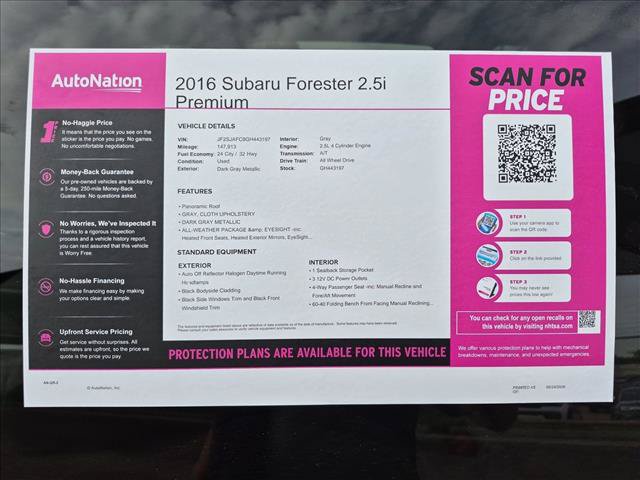 Used 2016 Subaru Forester 2.5i Premium AWD/4WD image 26