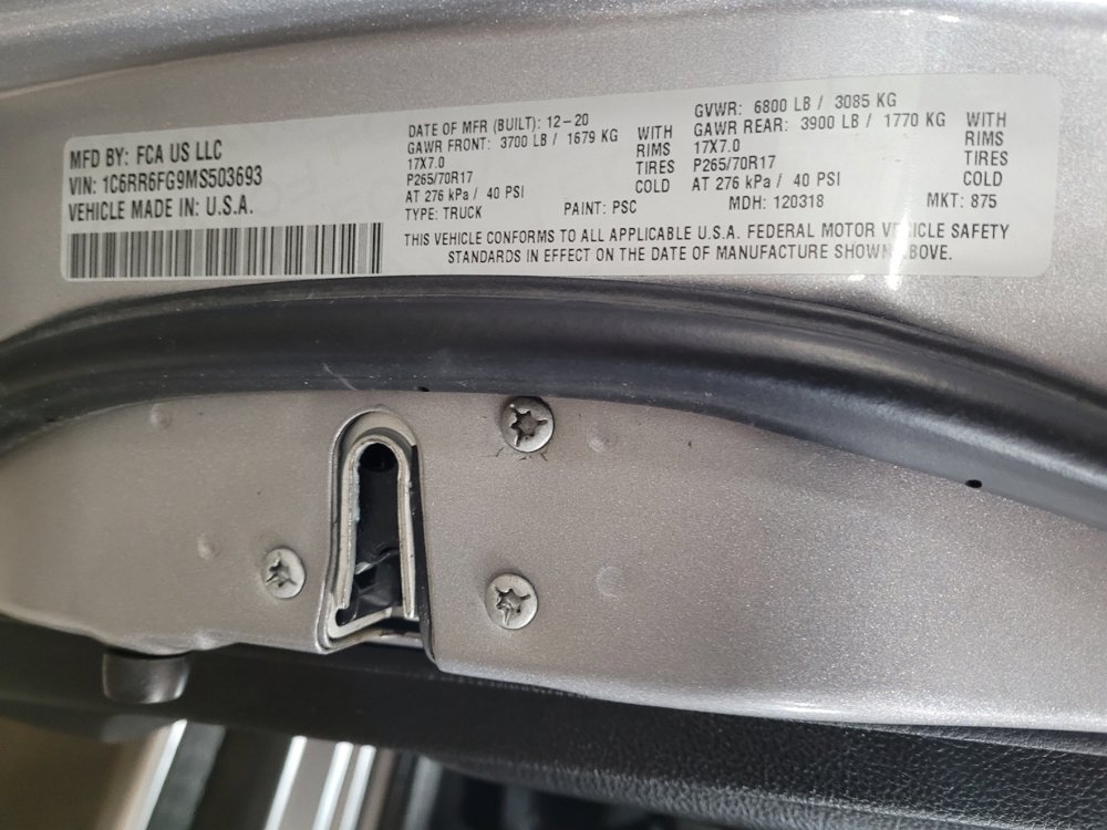Used 2021 RAM 1500 Tradesman w/ Popular Equipment Group RWD image 33
