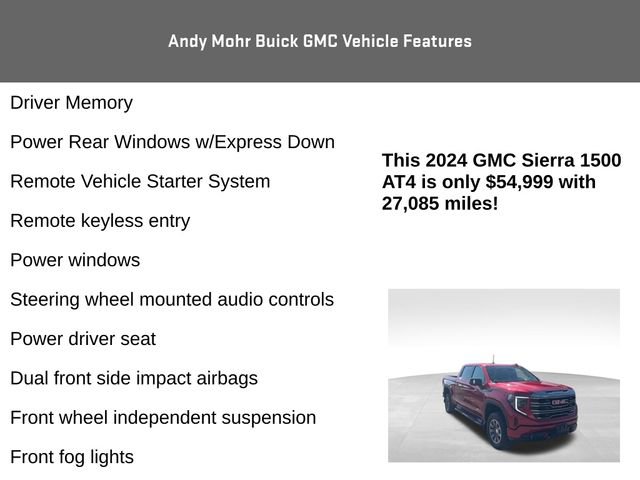Used 2024 GMC Sierra 1500 AT4 image 12