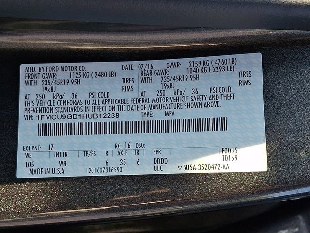 Used 2017 Ford Escape SE w/ Equipment Group 201A AWD/4WD image 28