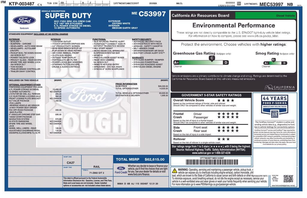 Certified 2021 Ford F250 XLT w/ XLT Value Package AWD/4WD image 2