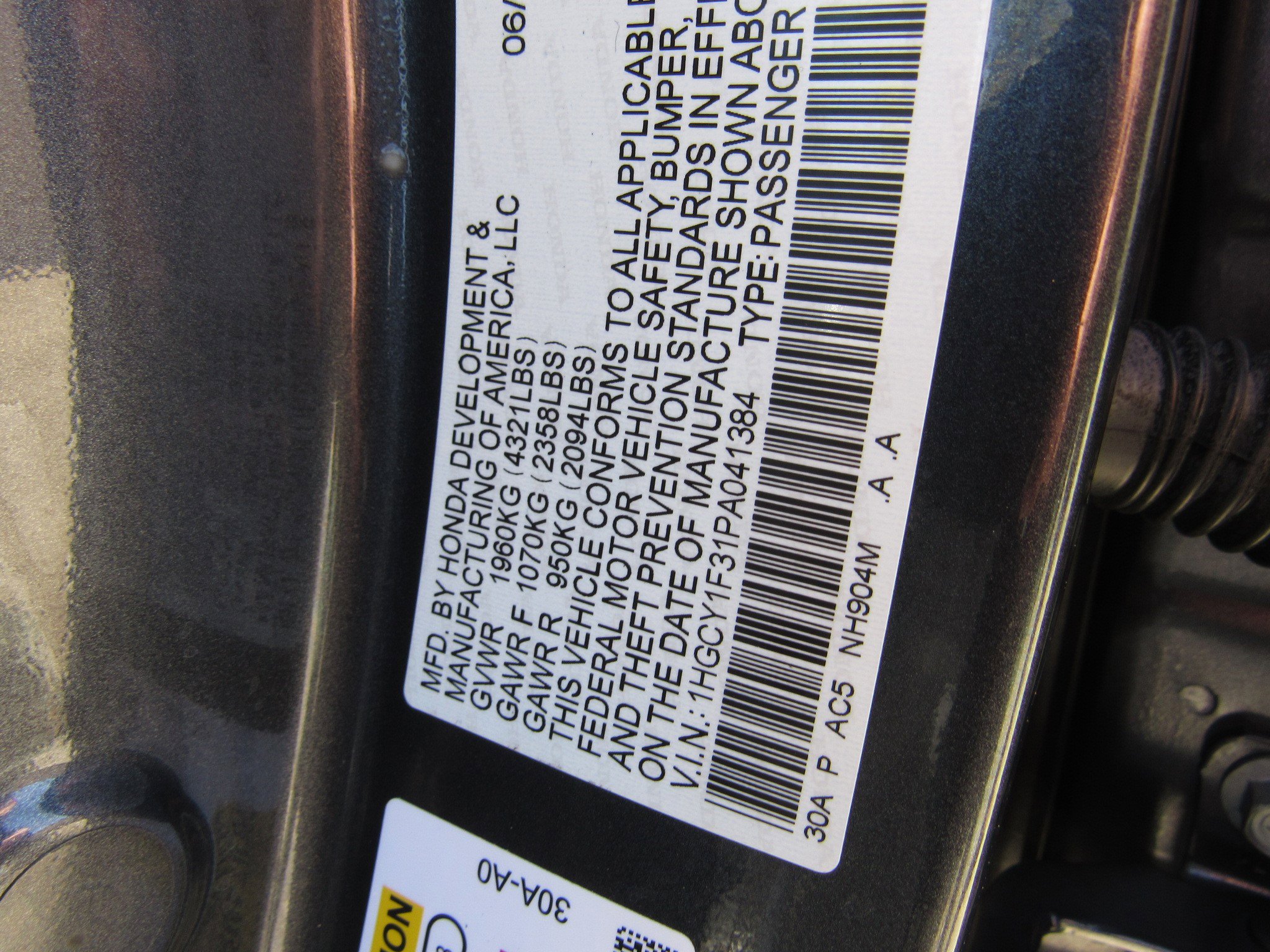 Certified 2023 Honda Accord EX image 28