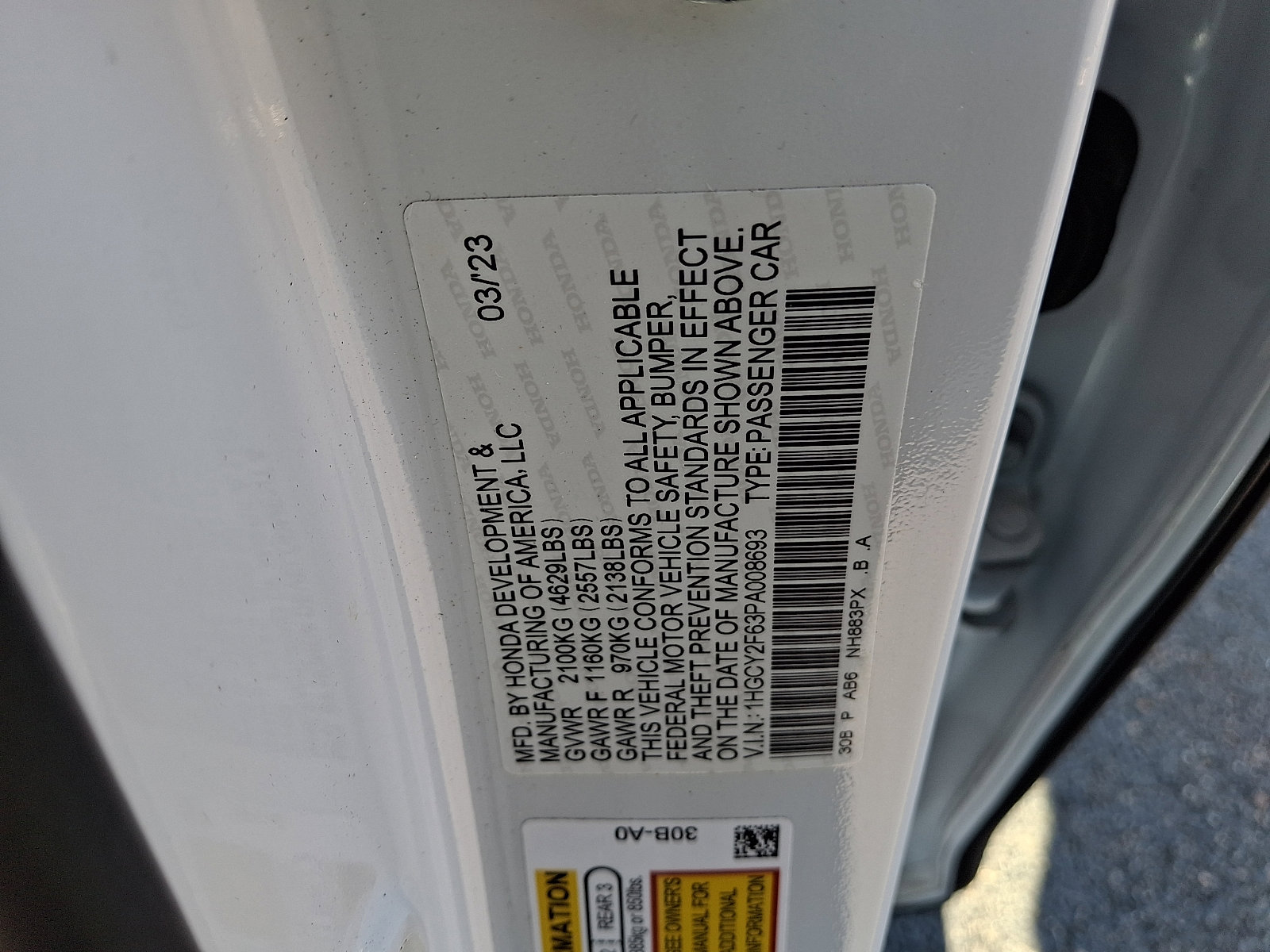 Certified 2023 Honda Accord EX-L image 27