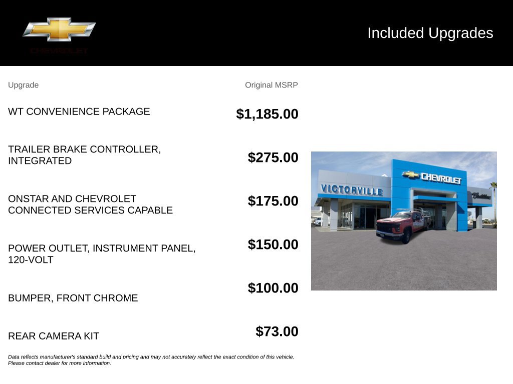 Used 2020 Chevrolet Silverado 2500 W/T w/ WT Convenience Package RWD image 5