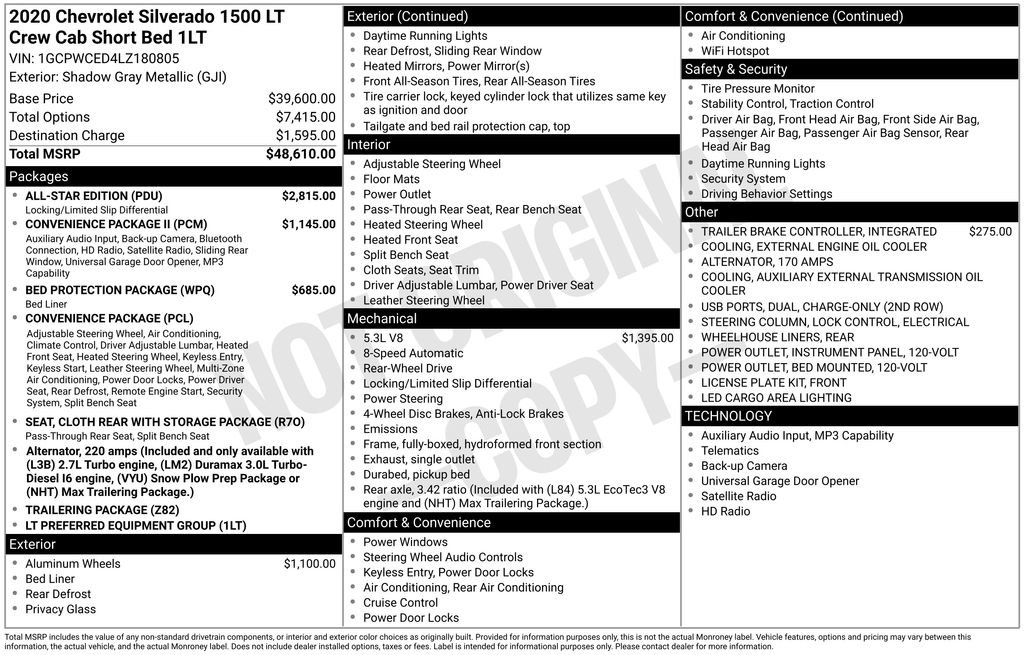 Used 2020 Chevrolet Silverado 1500 LT w/ All-Star Edition image 4