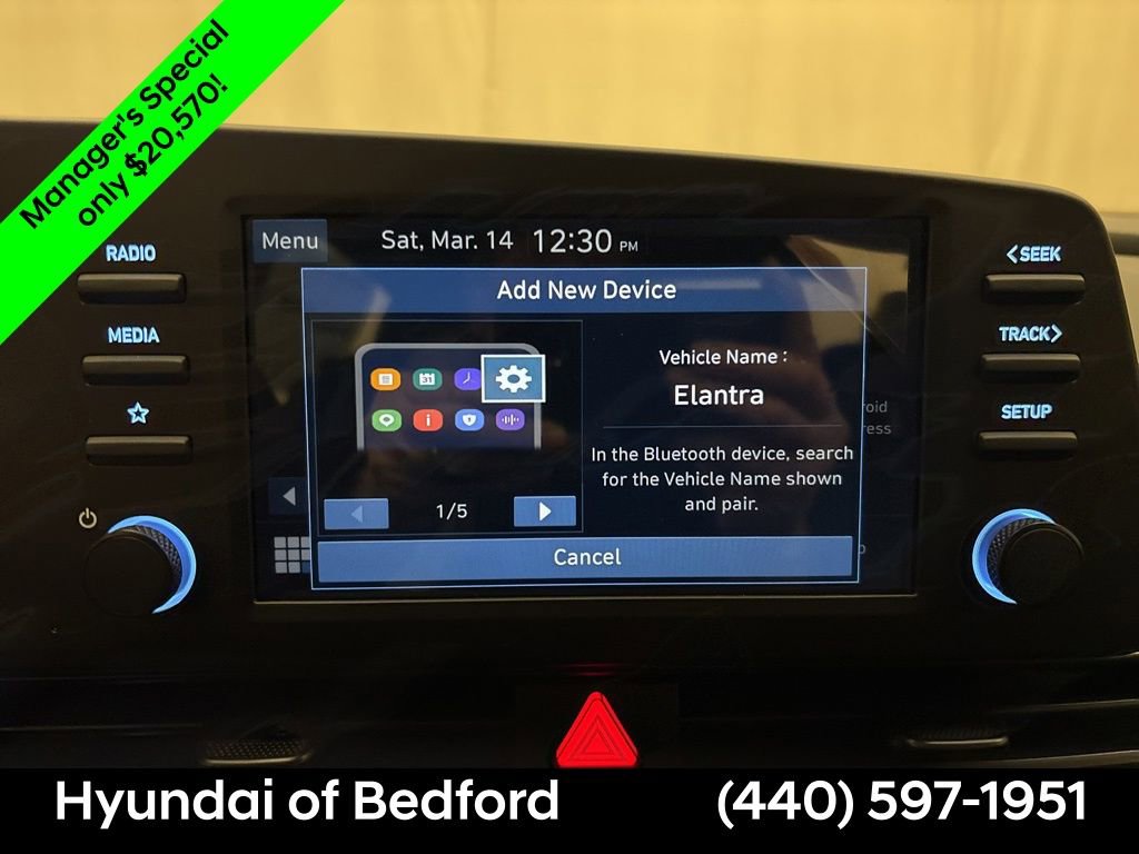 Certified 2026 Hyundai Elantra Sport w/ Cargo Package FWD image 16