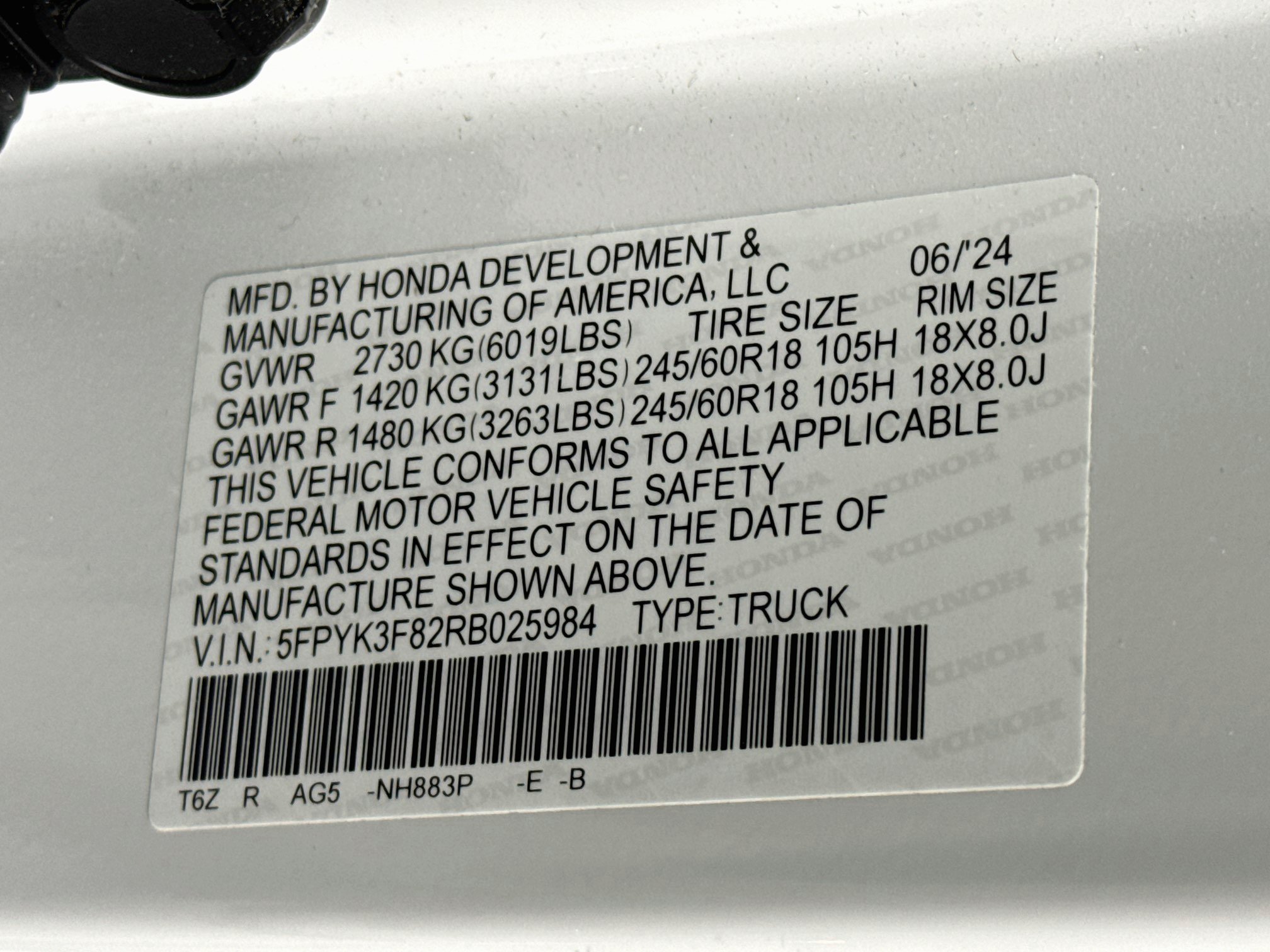 Certified 2024 Honda Ridgeline Black Edition image 33