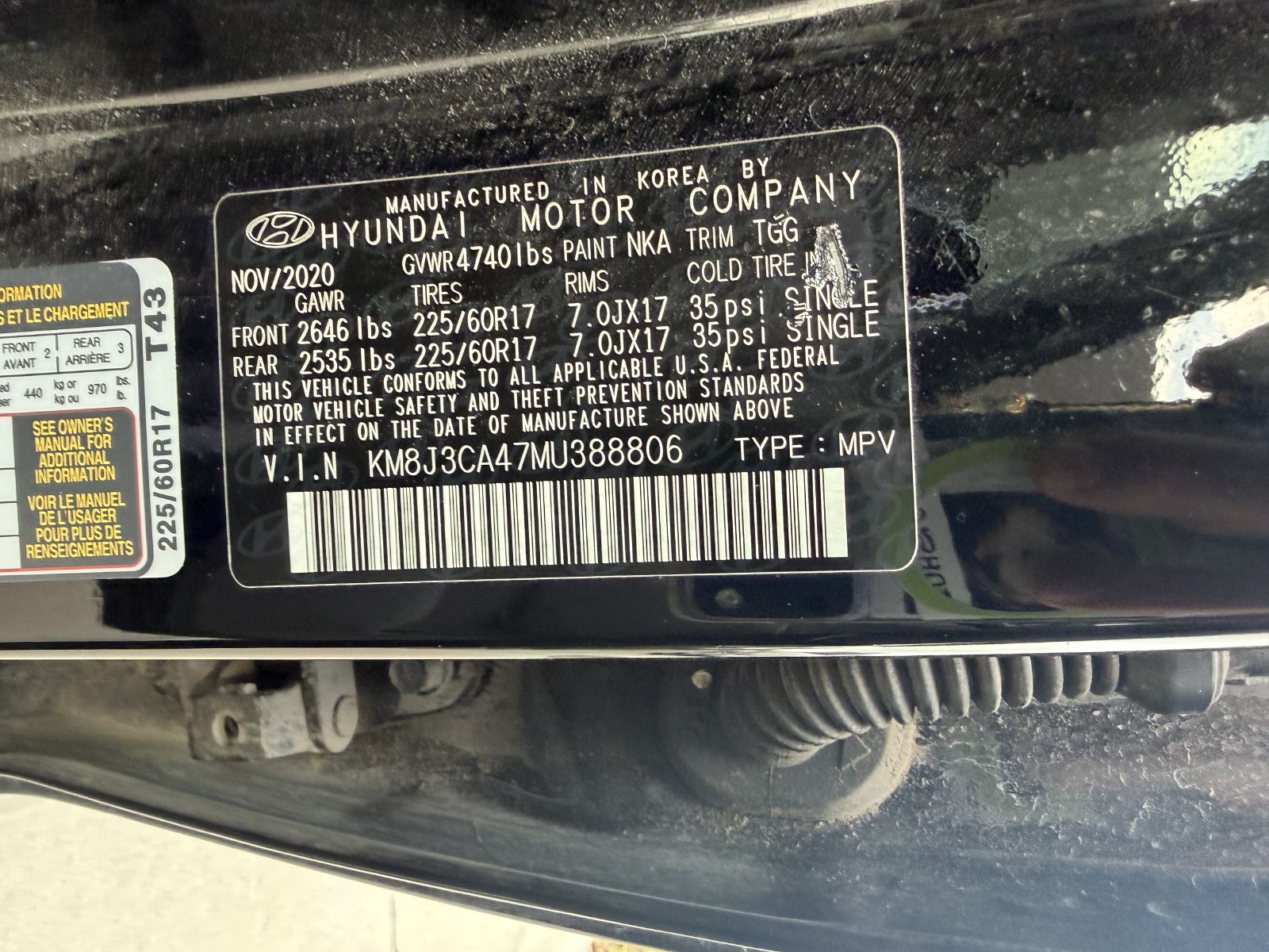 Used 2021 Hyundai Tucson Value AWD/4WD image 8