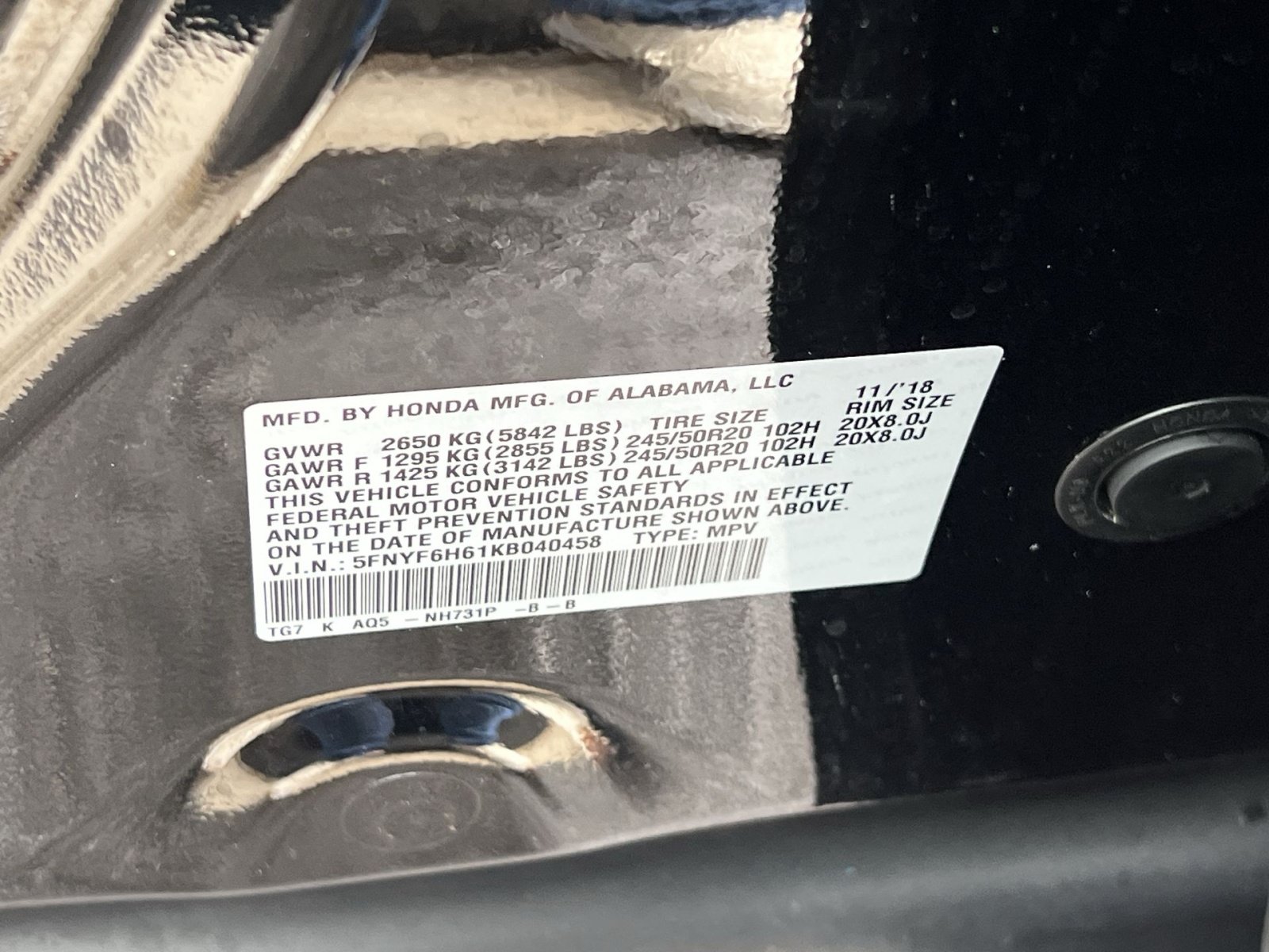 Used 2019 Honda Pilot Touring image 32