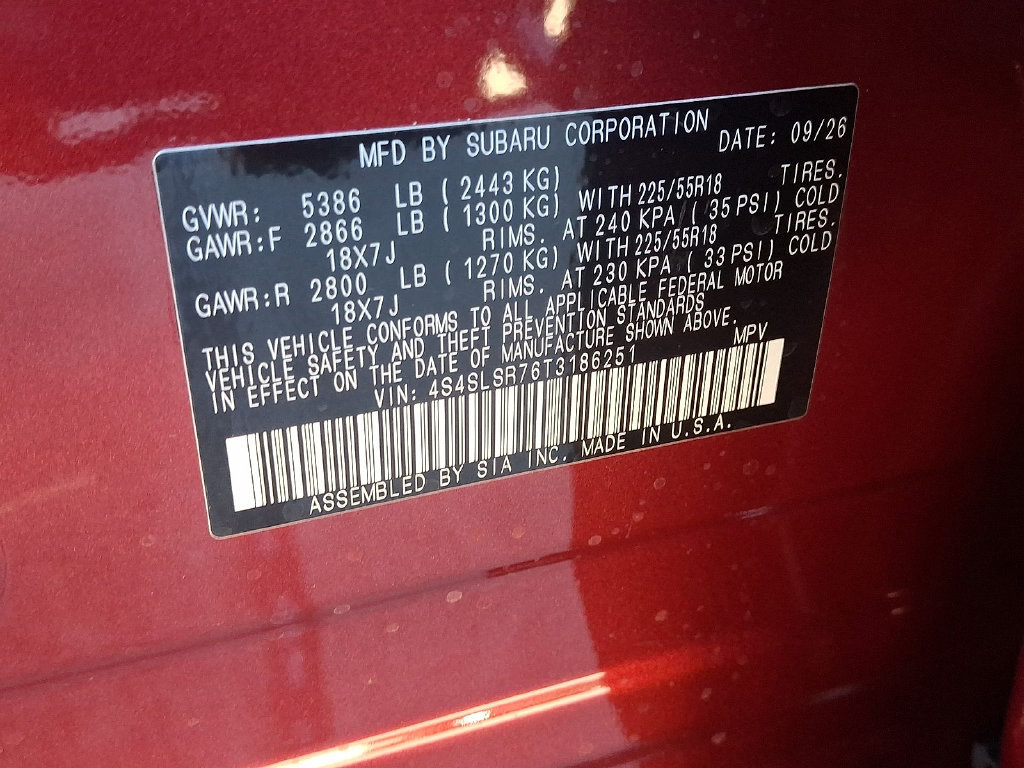 New 2026 Subaru Forester Touring AWD/4WD image 18