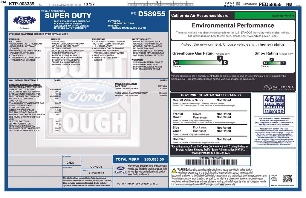 Used 2023 Ford F250 XLT w/ 360-Degree Camera Package image 8
