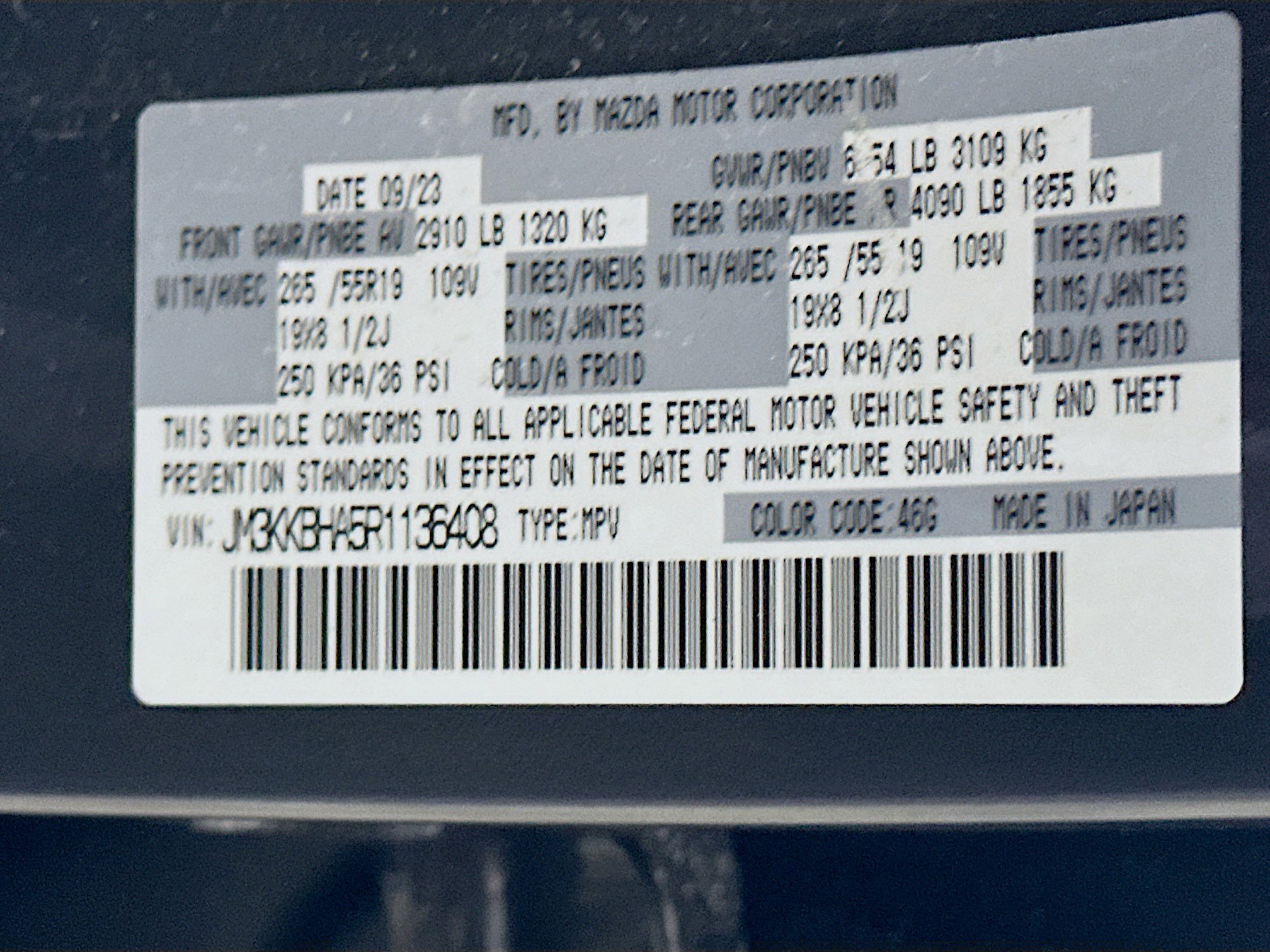 Used 2024 MAZDA CX-90 Plug-In Hybrid w/ Preferred image 12