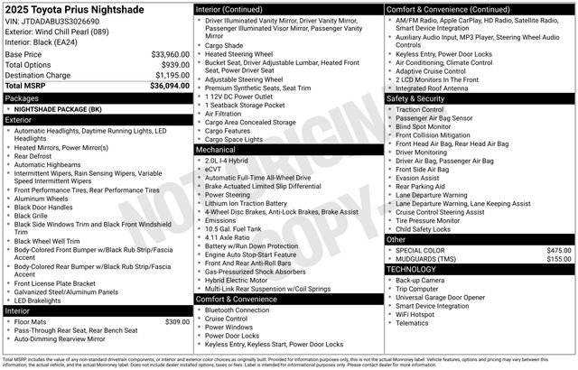 Used 2025 Toyota Prius AWD image 25