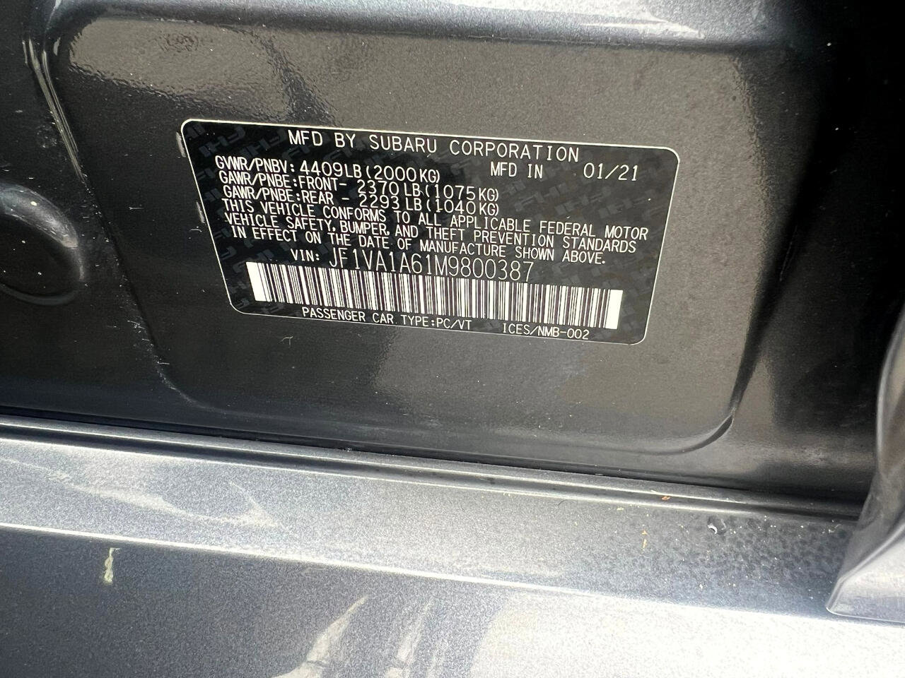 Used 2021 Subaru WRX w/ Popular Package #3 image 31