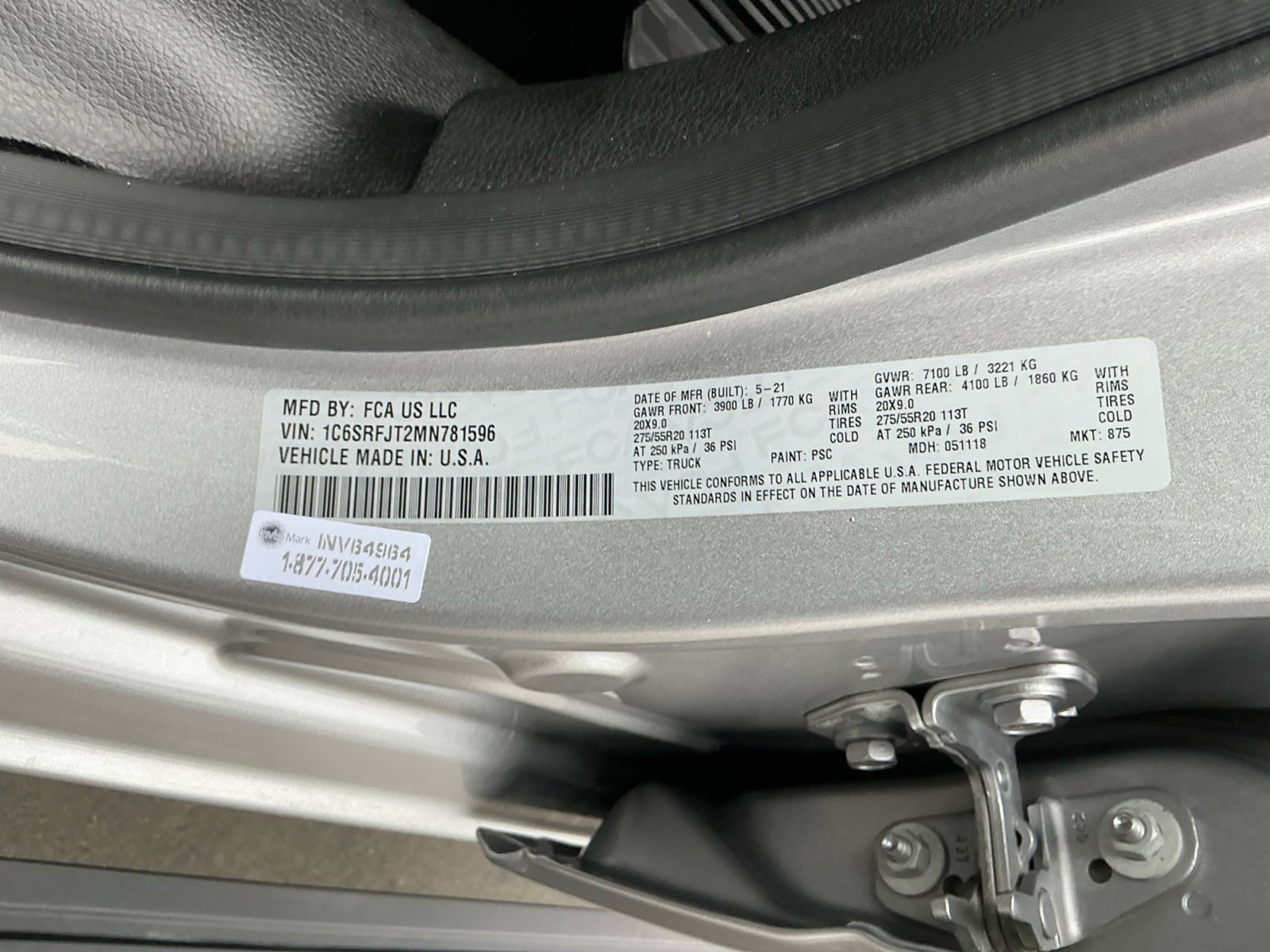 Used 2021 RAM 1500 Laramie w/ Sport Appearance Package image 26