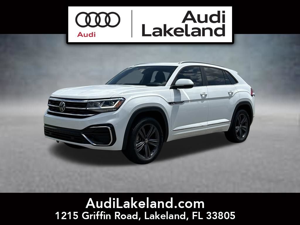 Used 2021 Volkswagen Atlas Cross Sport SE w/ Panoramic Sunroof Package FWD image 1