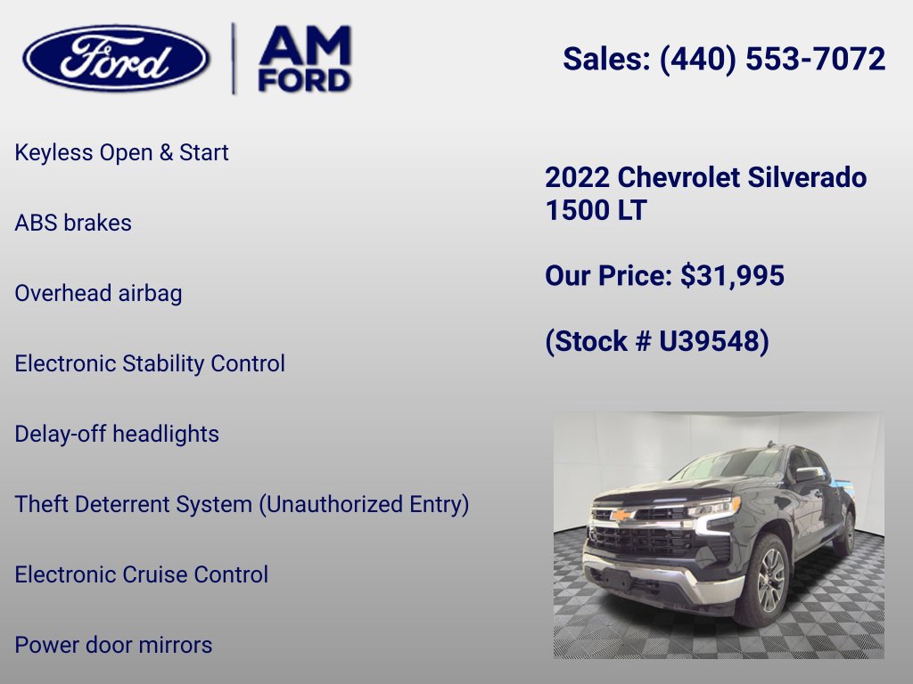 Used 2022 Chevrolet Silverado 1500 LT AWD/4WD image 10