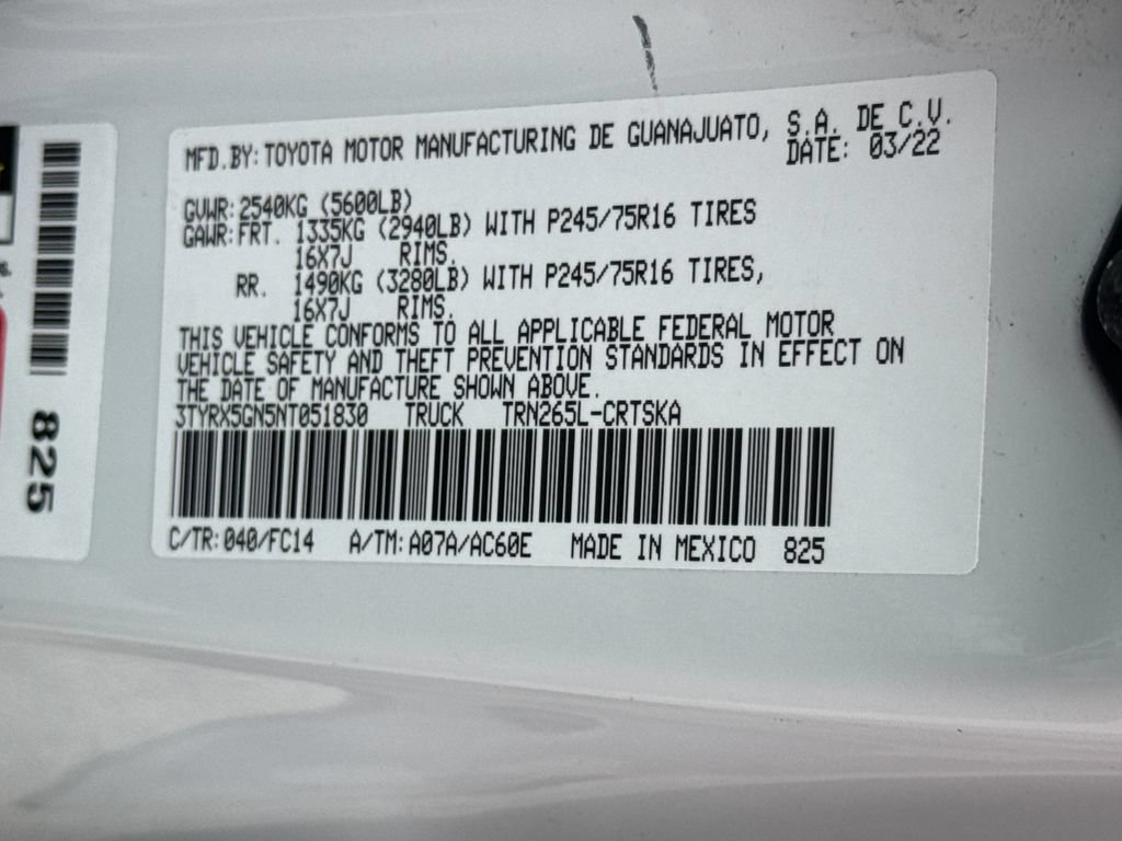 Used 2022 Toyota Tacoma SR5 RWD image 44