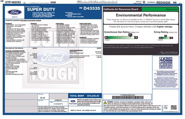 Used 2024 Ford F250 Lariat w/ Chrome Package AWD/4WD image 32