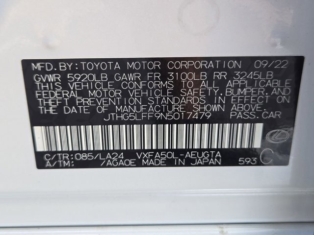 Certified 2022 Lexus LS 500 w/ Luxury Package RWD image 33