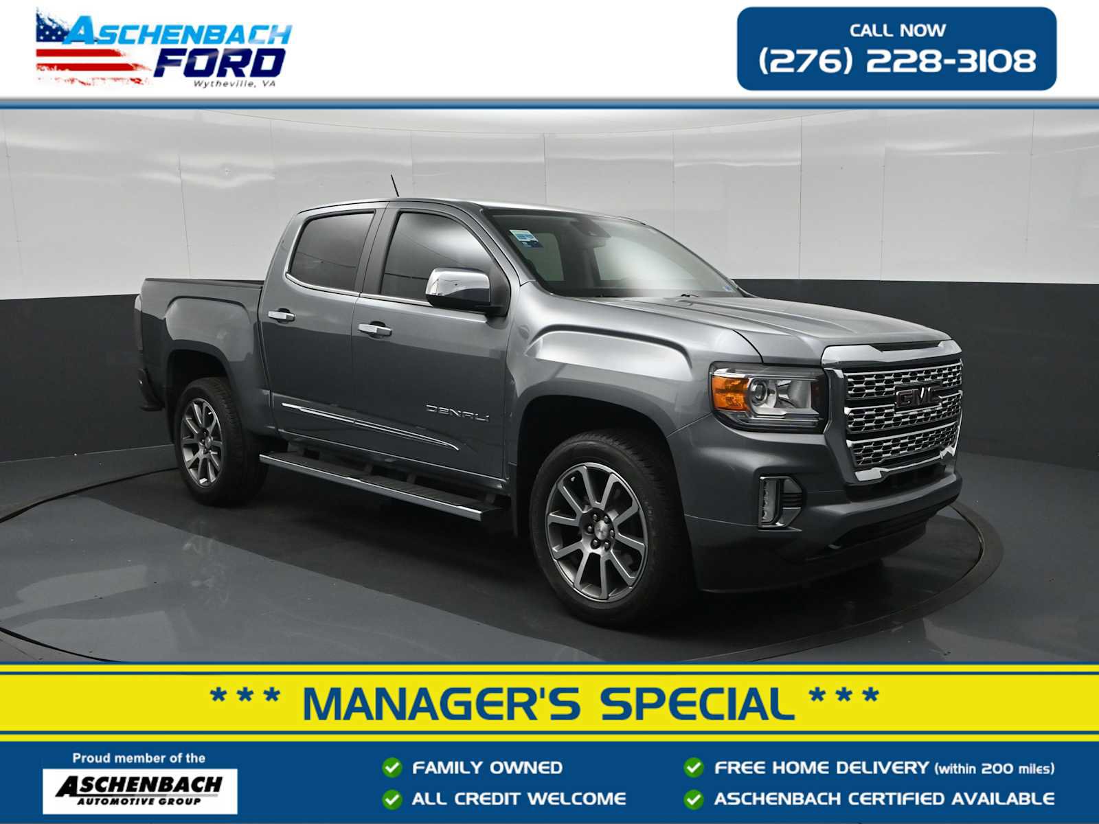 Used 2022 GMC Canyon Denali w/ LPO, Power Package