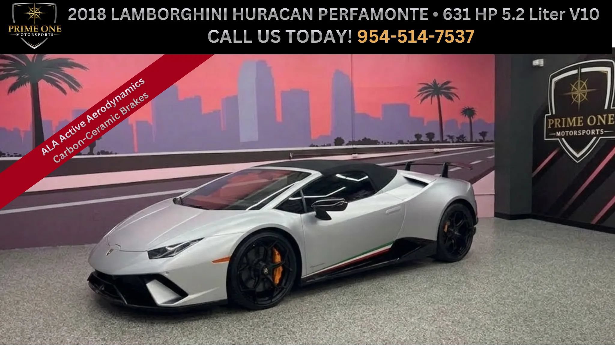 Used 2018 Lamborghini Huracan Performante AWD/4WD image 1