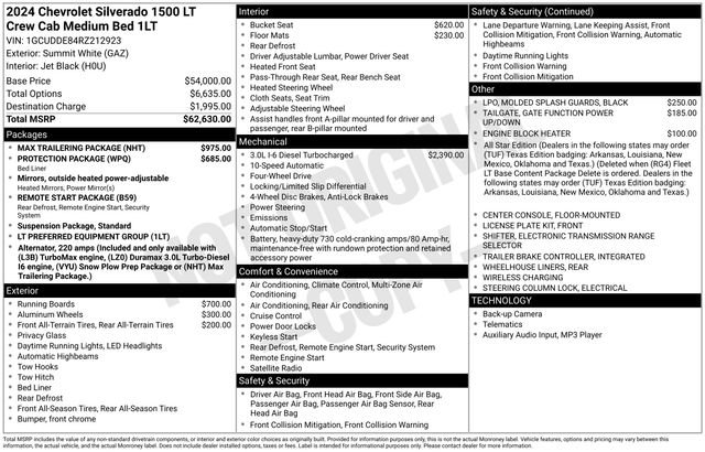 Used 2024 Chevrolet Silverado 1500 LT w/ Max Trailering Package image 35