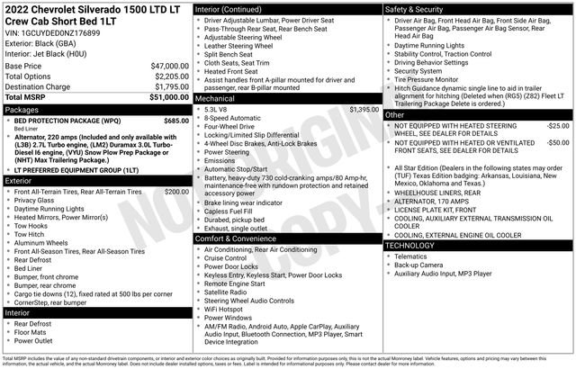 Used 2022 Chevrolet Silverado 1500 LT w/ Bed Protection Package image 7