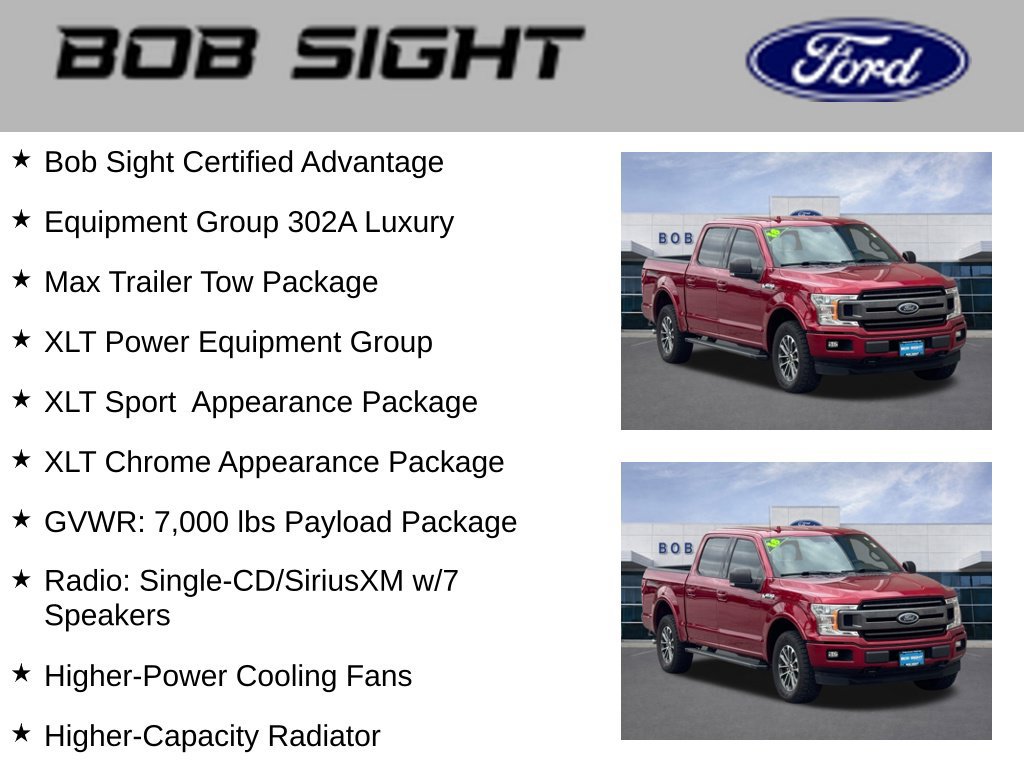 Used 2018 Ford F150 XLT w/ Equipment Group 302A Luxury AWD/4WD image 3