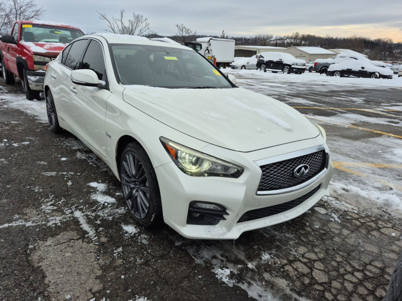 Used 2016 INFINITI Q50 Red Sport 400 image 3
