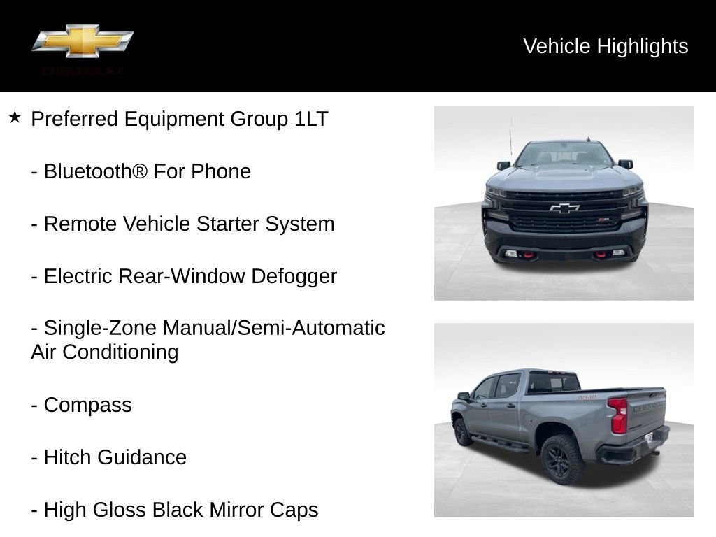 Used 2020 Chevrolet Silverado 1500 LT Trail Boss AWD/4WD image 20