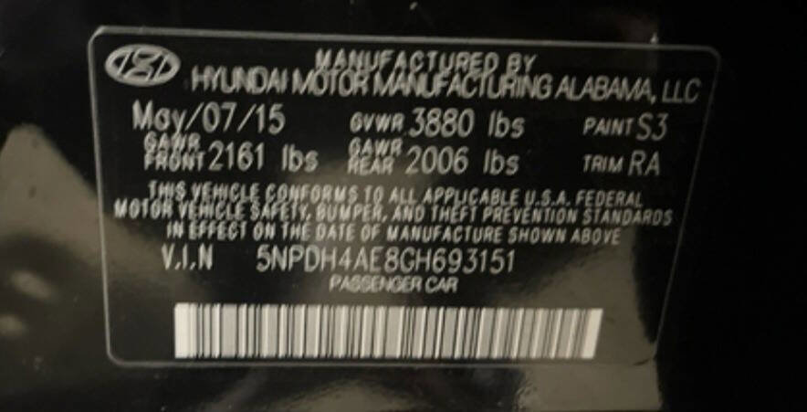 Used 2016 Hyundai Elantra SE w/ Option Group 02 image 12