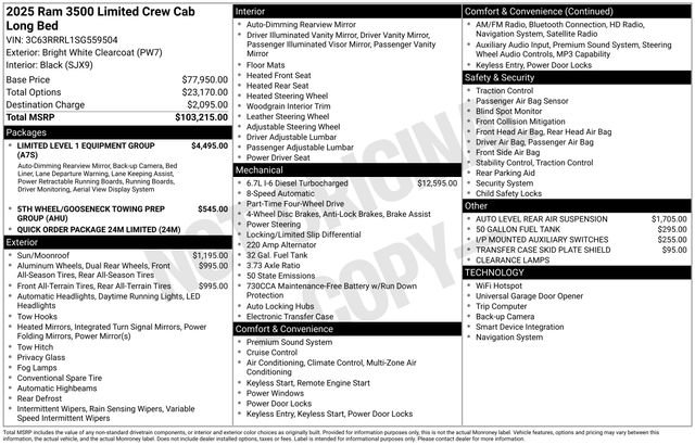 Used 2025 RAM 3500 Limited AWD/4WD image 41