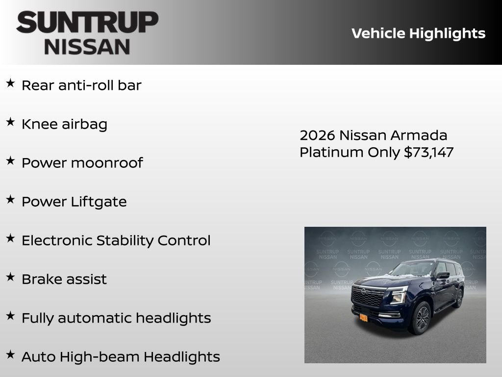 New 2026 Nissan Armada Platinum image 23