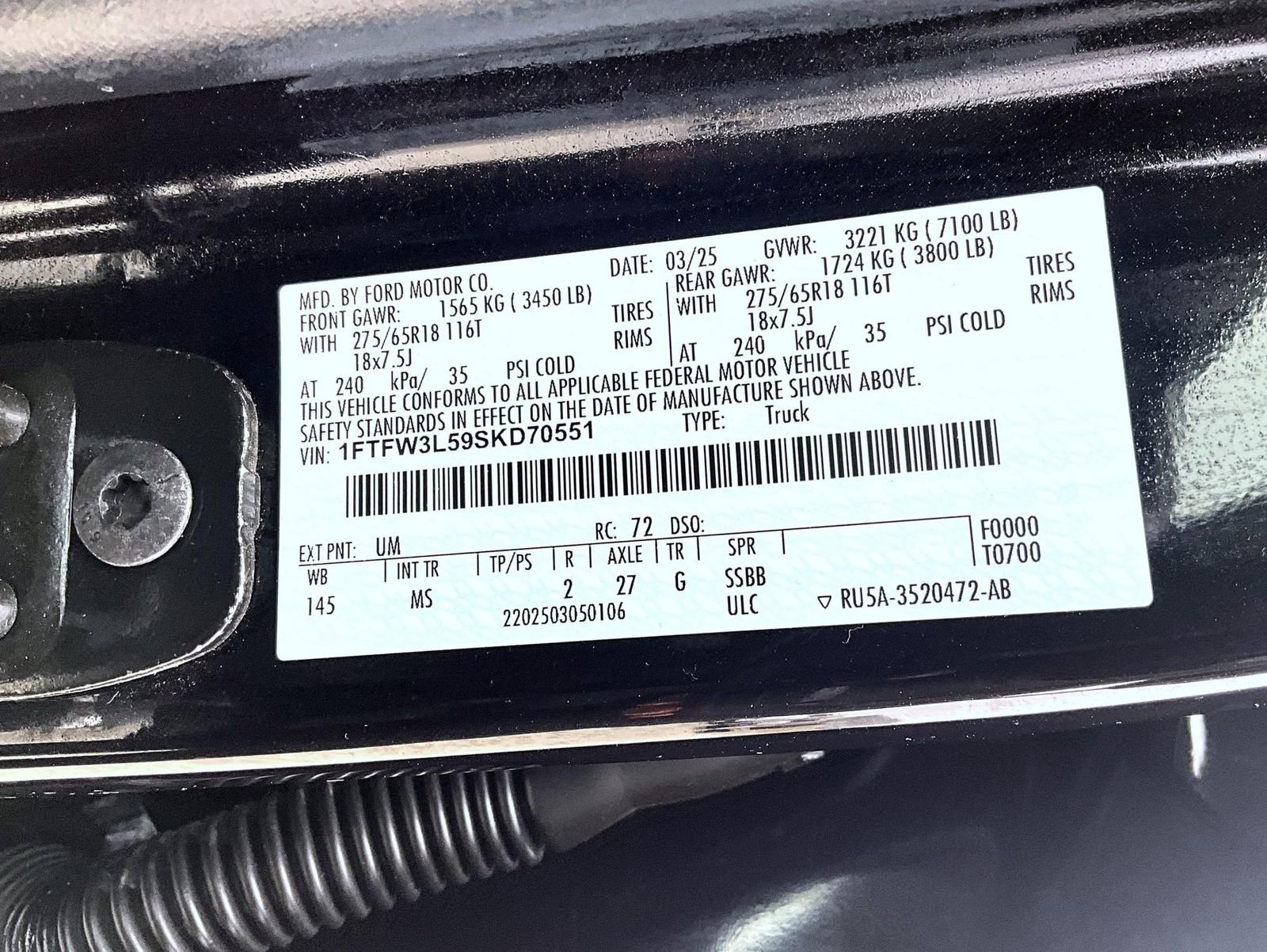 Used 2025 Ford F150 XLT w/ Equipment Group 301A Standard AWD/4WD image 27