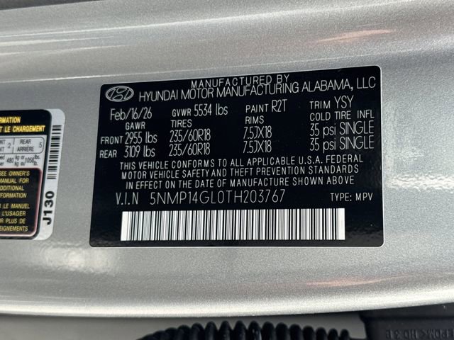 New 2026 Hyundai Santa Fe SE image 32