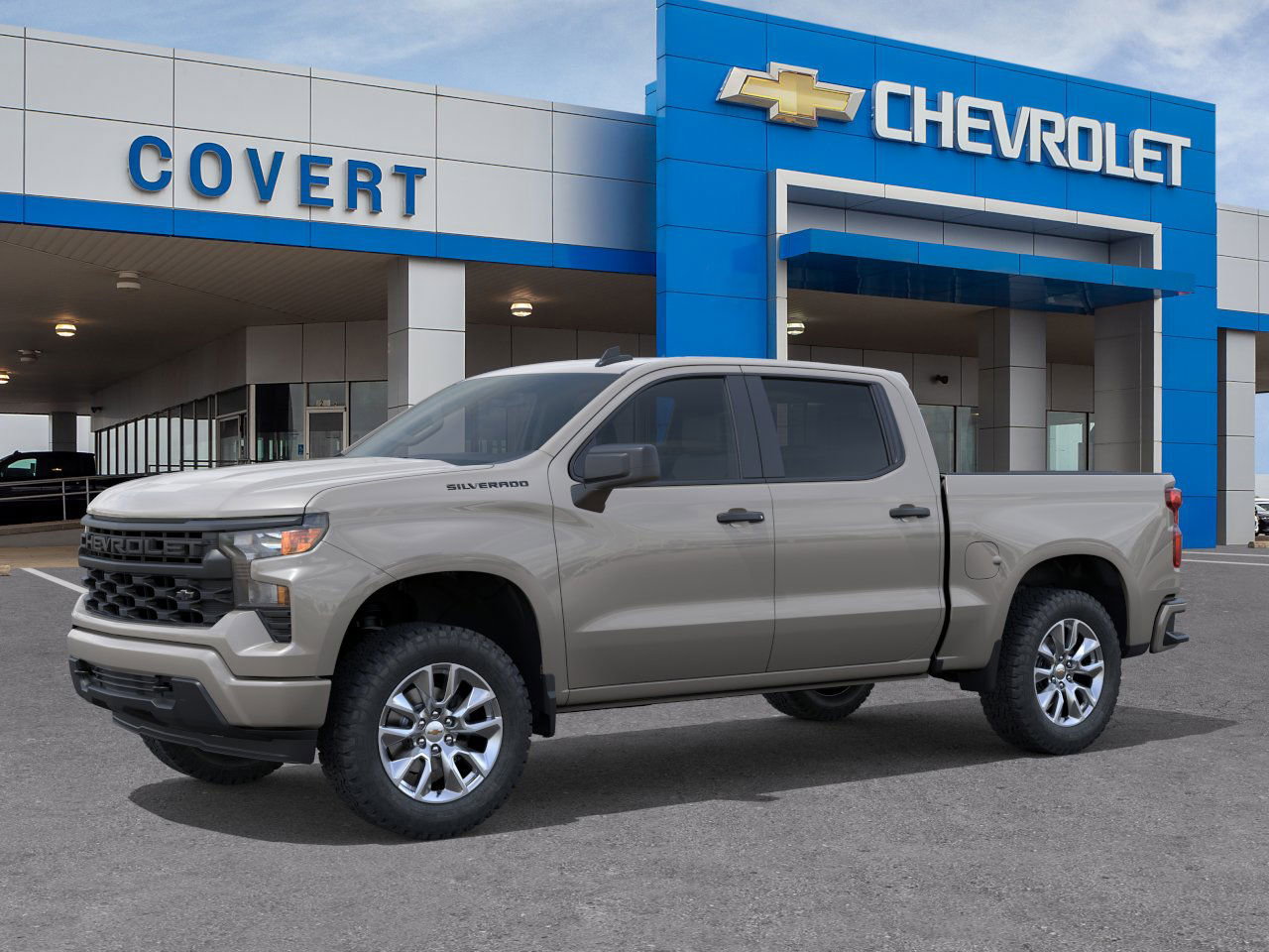 New 2026 Chevrolet Silverado 1500 Custom w/ LPO, Dark Essentials Package RWD image 2