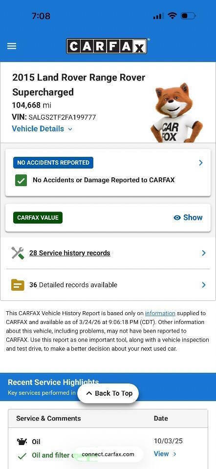Used 2015 Land Rover Range Rover Supercharged AWD/4WD image 45