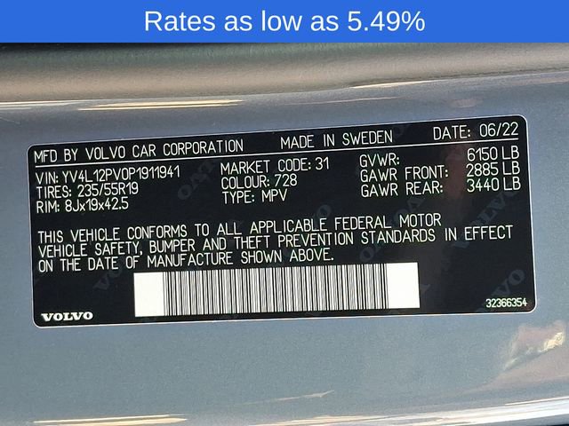 Certified 2023 Volvo XC90 B5 Core w/ Protection Package Premier image 27