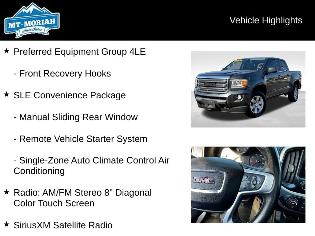 Used 2016 GMC Canyon SLE w/ SLE Convenience Package image 4