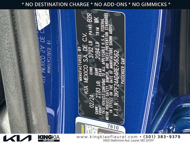 Used 2024 Kia Forte LXS w/ LXS Technology Package FWD image 31