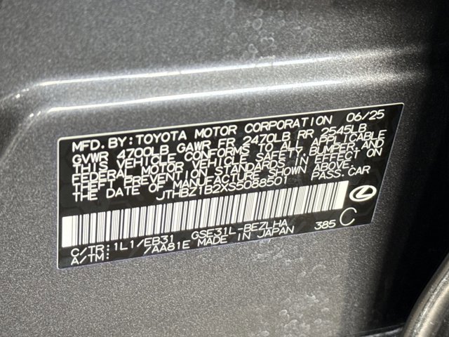 Certified 2025 Lexus IS 350 F Sport w/ Accessory Package RWD image 23