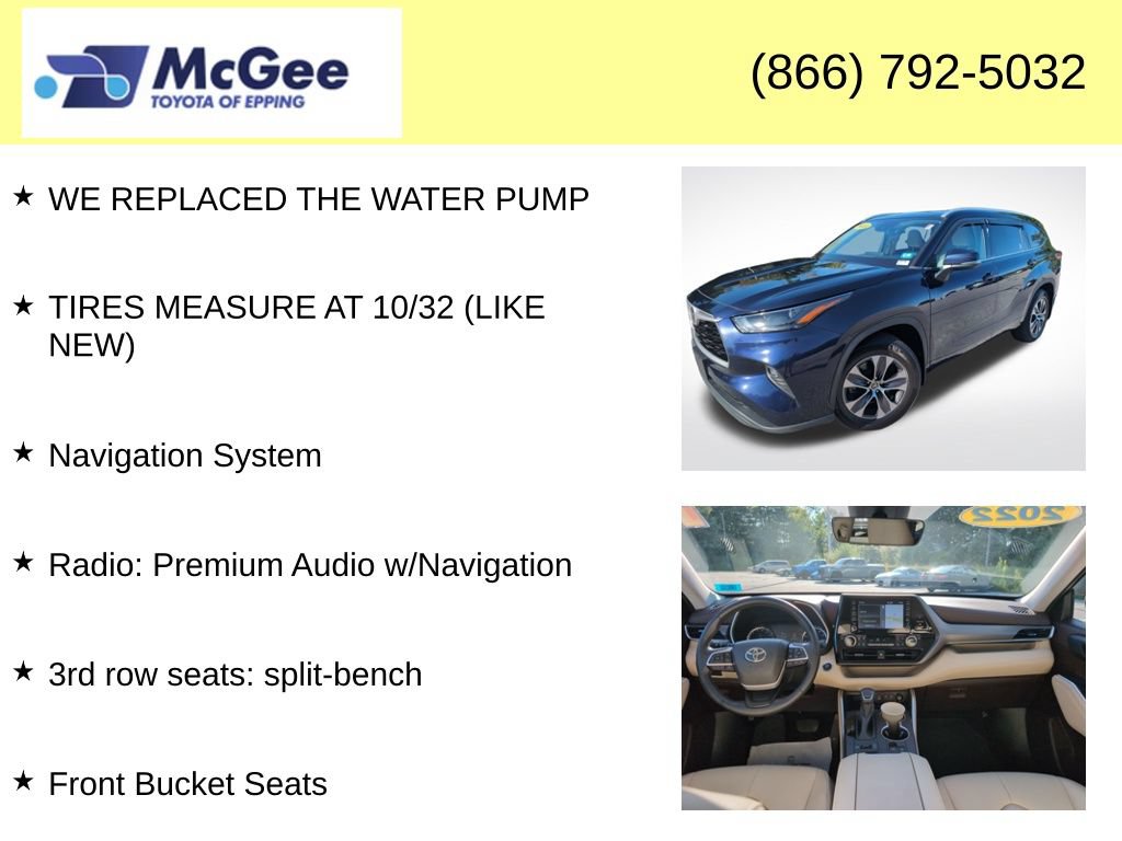 Used 2022 Toyota Highlander XLE AWD/4WD image 12