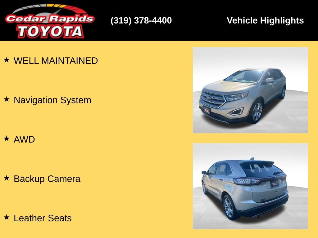 Used 2017 Ford Edge Titanium w/ Technology Package FWD image 8