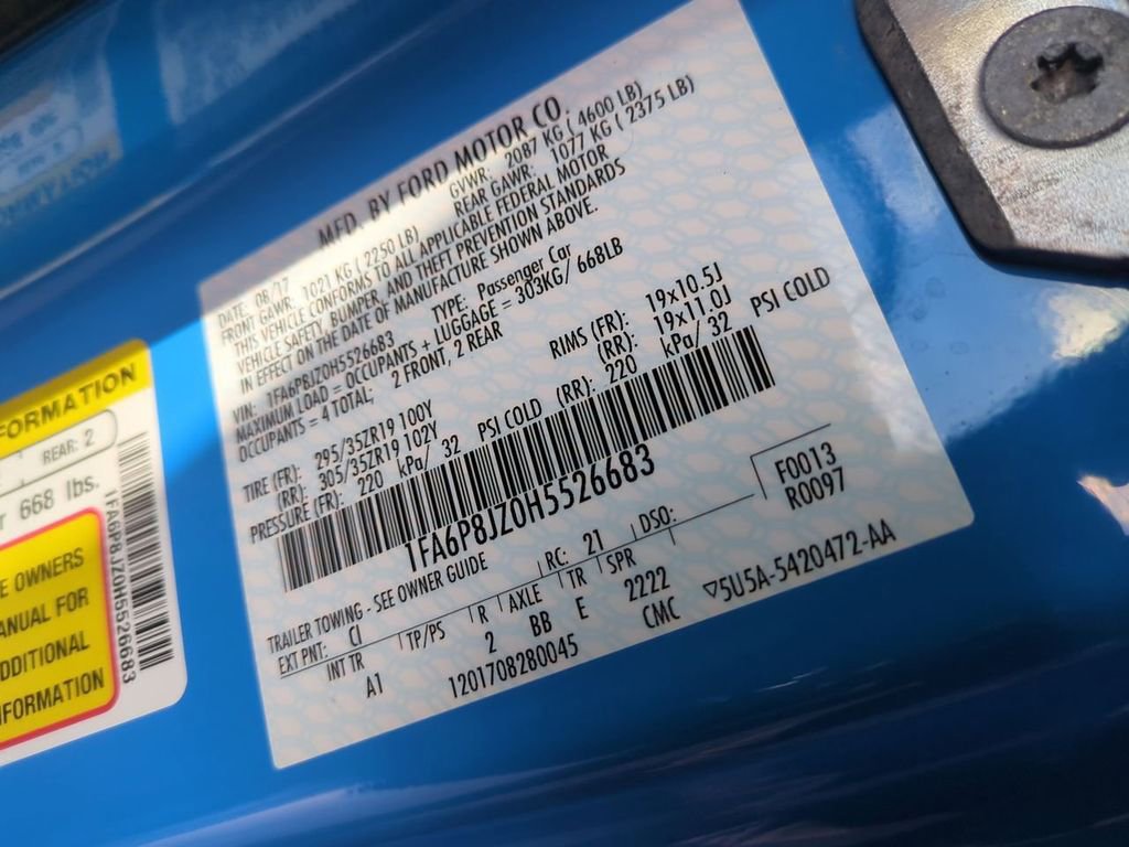 Used 2017 Ford Mustang Shelby GT350 w/ Electronics Package image 30