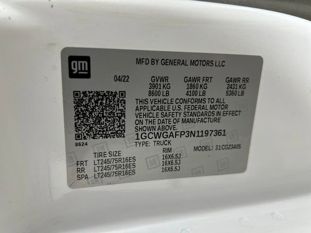 Used 2022 Chevrolet Express 2500 w/ Driver Convenience Package image 26