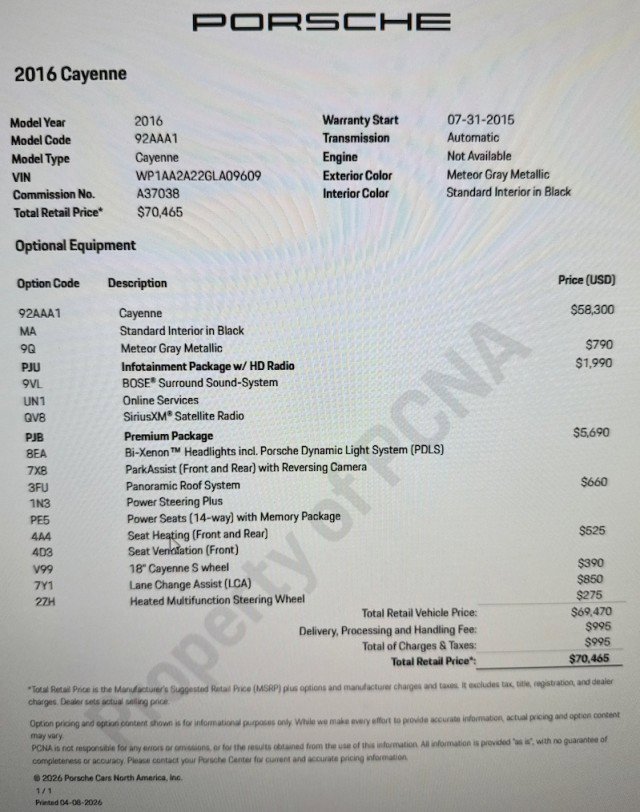 Used 2016 Porsche Cayenne image 55