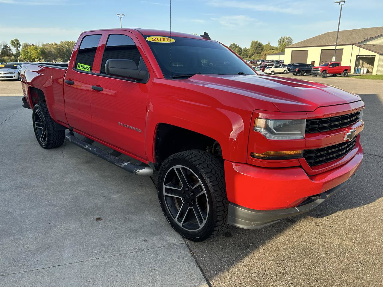Used 2018 Chevrolet Silverado 1500 Custom w/ LPO, Black Pack AWD/4WD image 3